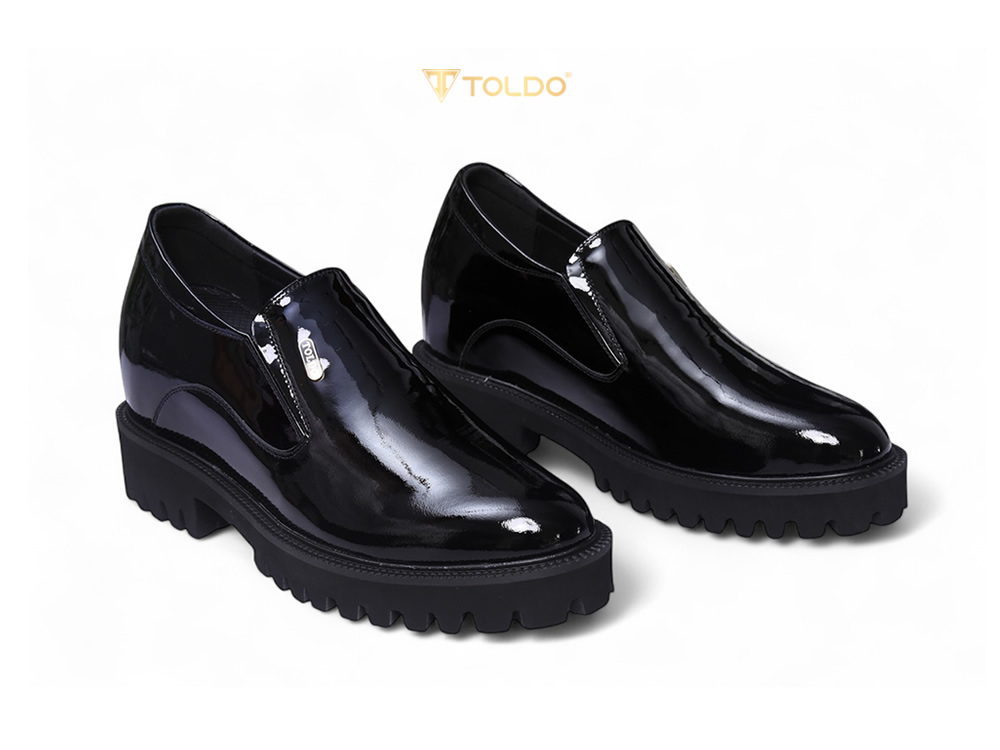 Giày cao 12cm siêu nhẹ da thật 10